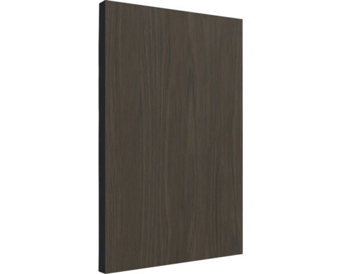 Möbelpanel med mörk trästruktur.