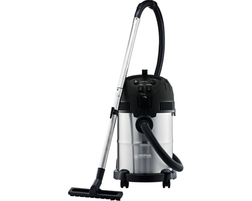 Nilfisk våt- och torrdammsugare Multi II 30 T Inox VSC med rostfri behållare, sugslang, sugrör och golvmunstycke. Nilfisk våt- och torrdammsugare Multi II 30 T Inox VSC med rostfri behållare, sugslang, sugrör och golvmunstycke.