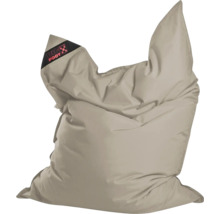 Beige sittsäck från Big Foot i slitstarkt material.