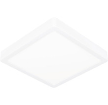 Kvadratisk LED-panel taklampa i vitt.