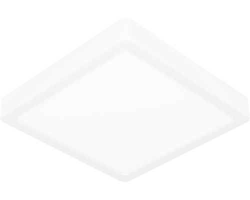 Kvadratisk LED-panel taklampa i vitt.