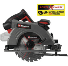 Einhell Professional sladdlös cirkelsåg med borstlös motor, Power X-Change, Einhell Logo, batteri och laddare ingår ej.