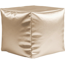 Sittpuff SITTING POINT Cube Metalico 40x40x40cm guld