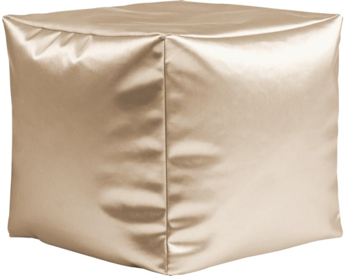 Sittpuff SITTING POINT Cube Metalico 40x40x40cm guld