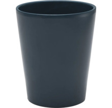 Konisk blomkruka i keramik med matt yta i antracit.