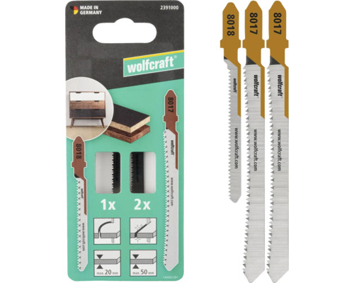 Sticksågsbladset från Wolfcraft i förpackning