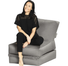 Sittsäck SITTING POINT Beanbag Twist Outside 70x80cm grå