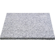 Granithäll 60 x 60 x 3 cm flammad yta
