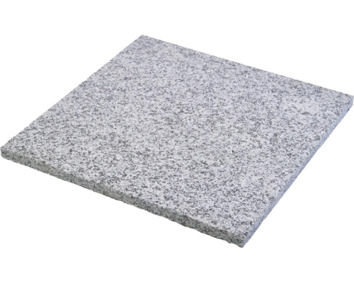 Granithäll 60 x 60 x 3 cm flammad yta