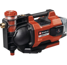 Einhell batteridriven trädgårdspump Aquinna med bärhandtag och integrerat förfilter.