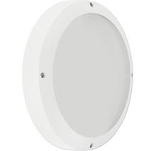 Rund LED vägglampa för inomhus- och utomhusbruk i enkel design.