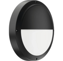 Rund utomhusvägglampa med LED och halvljusutsläpp för modern fasadbelysning