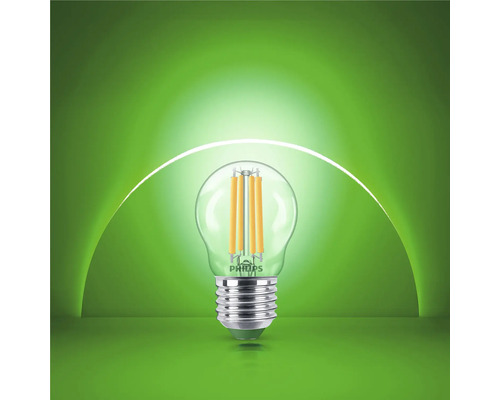 Philips LED filamentlampa med E27 sockel i päronform