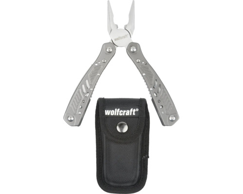Wolfcraft multifunktionsverktyg med tång och matchande bältesväska