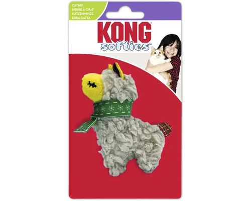 KONG Softies kattmynta leksak lama gosedjur för katter