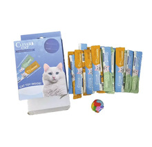 Clever Cat adventskalender för katter med 24 godisstickor med kyckling och kattmynta smak inklusive kattleksak