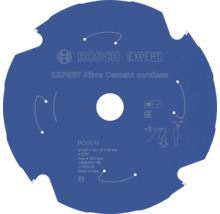 Bosch Expert Fibre Cement Cordless cirkelsågklinga med 160 millimeter diameter för sladdlösa cirkelsågar för kapning av fibercementskivor.