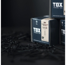 Tox Dry gipsskruv med borrspets 3,5 gånger 35 millimeter i förpackning om 1000 stycken