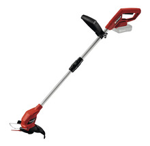 Einhell batteridriven grästrimmer med justerbart teleskopskaft och extra handtag