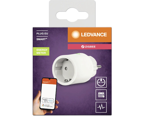 Ledvance Smart Plus Zigbee uttag med energimätning för Europa i försäljningsförpackning