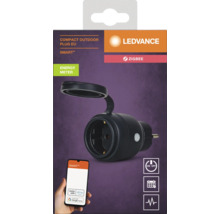 LEDVANCE Smart Plus kompakt utomhusuttag med energimätare Zigbee