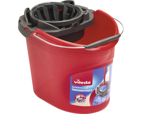 Vileda SuperMocio mopphink med urvridare och metallhandtag for städning