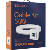 Ebeco Cable Kit 500 golvvärmeset med värmekabel och digital termostat i försäljningsförpackning