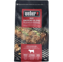 Weber rökmix Beef Smoking Blend för nötkött, återförslutningsbar påse med 0,7 kilogram innehåll.