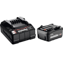Metabo batteriladdare SC 36 och litiumjonbatteri 18 Volt 4 amperetimmar för elverktyg