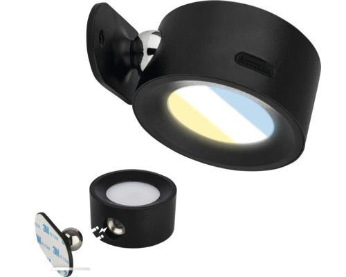 LED vagglampa med magnethallare och klisterkudde for flexibel belysning