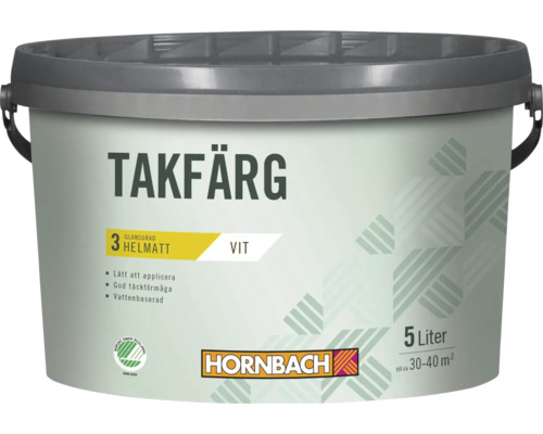 Hornbach takfärg helmatt 5 liter hink för inomhusbruk