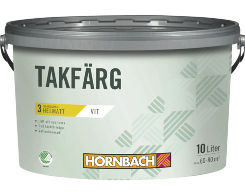 HORNBACH Takfärg takfärg helmatt 10 liter hink