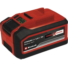 Einhell Power X Change 18 Volt litiumjonbatteri med 6 Amperetimmar kapacitet och laddningsindikator