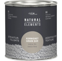 Burk med Natural Elements strukturtillsats från Style Color, extra fin, tillsats för lerfärg för individuell väggdesign.
