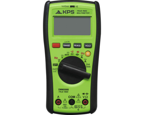 KPS DMM3000 digital multimeter för mätning av spänning ström resistans och kapacitans