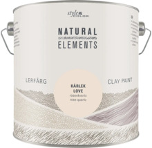 Burk med StyleColor Natural Elements lerfärg i nyansen Kärlek rosenkvarts