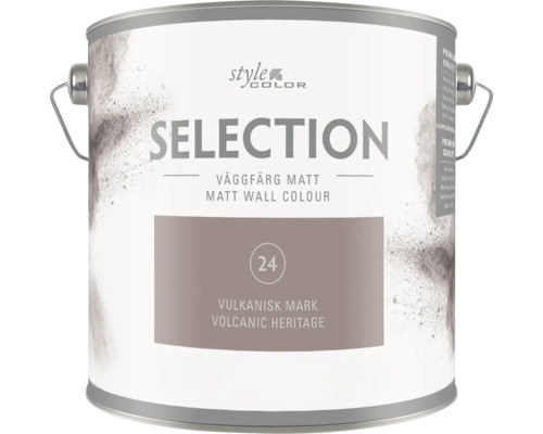 Färgburk StyleColor Selection matt väggfärg Vulkanisk mark