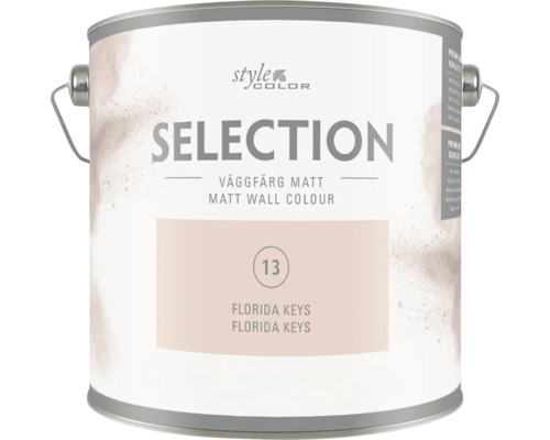 StyleColor Selection väggfärg matt i nyansen Florida Keys i en hink med metallhandtag