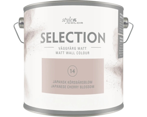 StyleColor Selection väggfärg matt nyans 14 Japansk körsbärsblom i färgburk