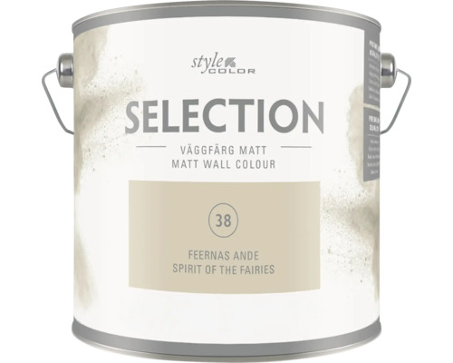 StyleColor Selection matt väggfärg i nyansen Spirit of the Fairies i en färgburk