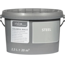 Hink StyleColor väggfärg nyans Steel 2,5 liter för 20 kvadratmeter
