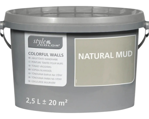 StyleColor väggfärg Natural Mud 2,5 liter i hink för 20 kvadratmeter