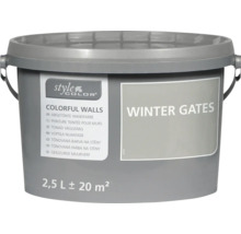 Hink väggfärg Style Color Colorful Walls kulör Winter Gates med 2,5 liter för 20 kvadratmeter