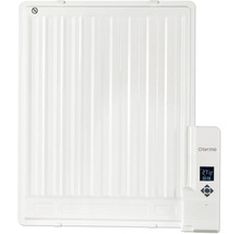 Elektrisk platt radiator från Otermo med digital termostat och LCD display för väggmontering.