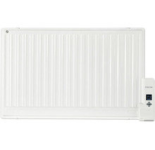 Platt radiator med elektronisk termostat och digital display för väggmontering
