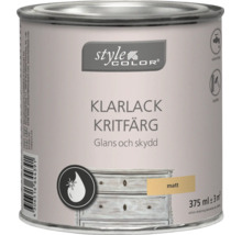 Burk med StyleColor klarlack för kritfärg med matt yta för trämöbler