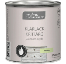 StyleColor klarlack för kritfärg i burk om 375 milliliter för halvblank glans och skydd.