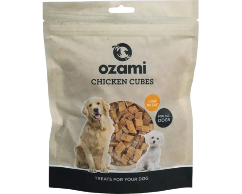 Ozami hundgodis Chicken Cubes i påse