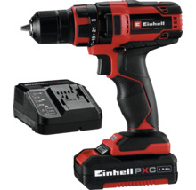 Einhell batteridriven borrmaskin med laddare och 1,5 amperetimmars batteri för hemmaprojekt