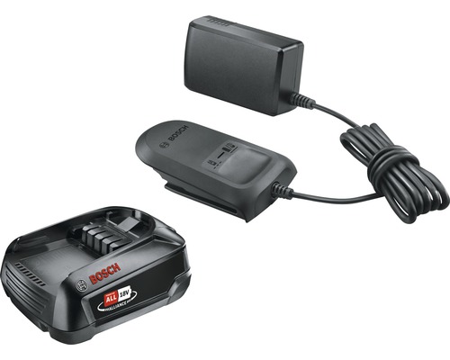Bosch batteri, laddare och nätaggregat